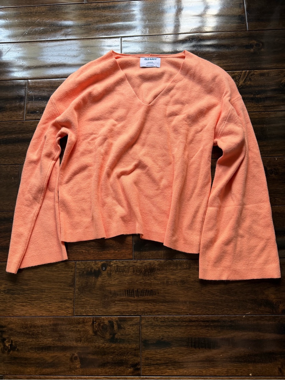 Old Navy V Neck Wide Sleeve Sweater